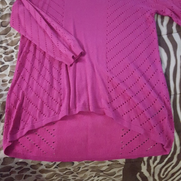 NEW Express pink eyelet top - Picture 5 of 5